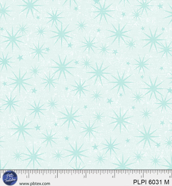 Light Starburst Bust Peace, Love, Pickleball Cotton 44/45 Fabric Per Yard