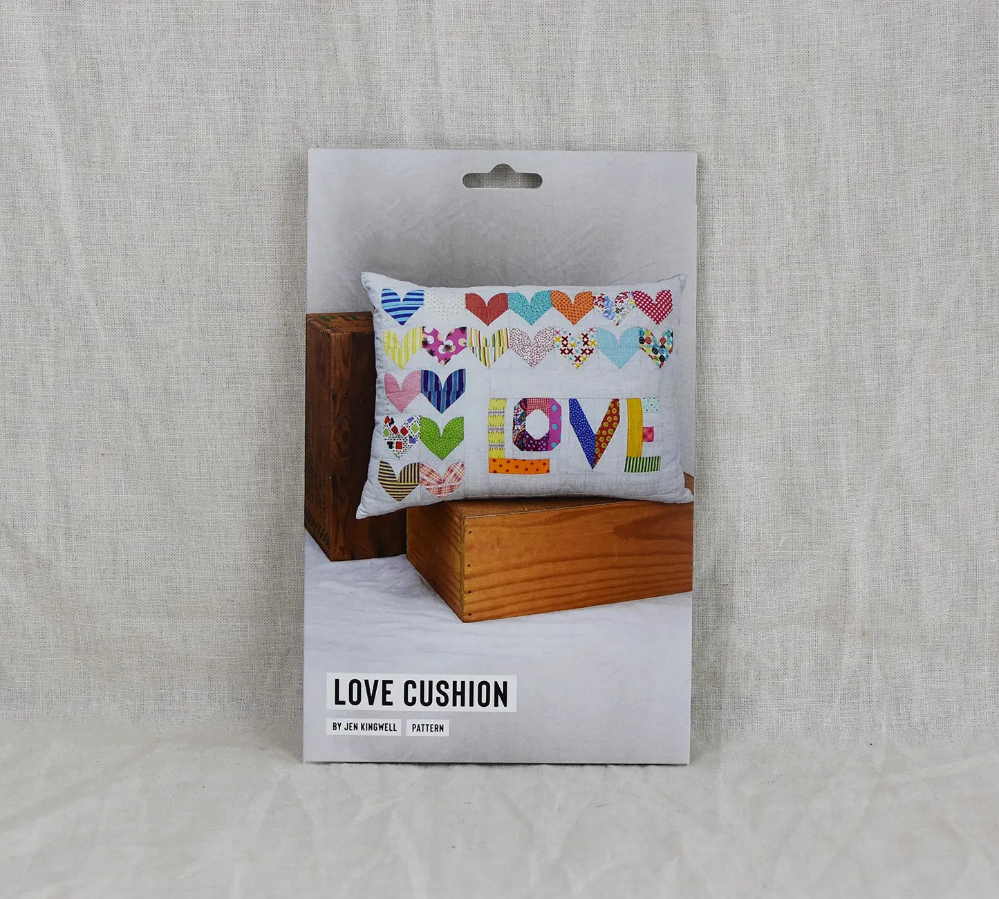 Love Cushion by Jen Kingwell