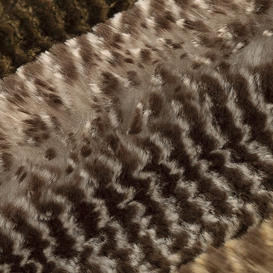 Caramel Luxe Cuddle Arctic Owl 58"/60" Fabric per yard