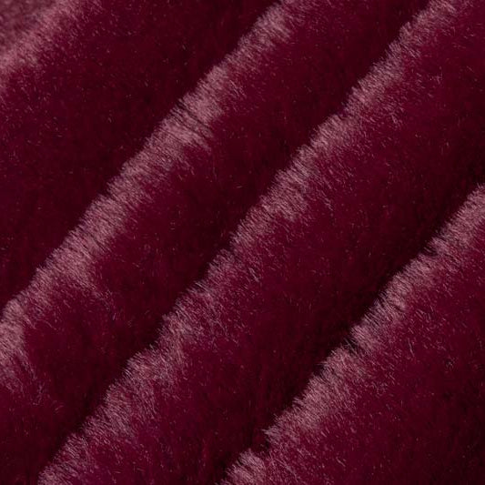 Luxe Cuddle Bunny Black Cherry" 58"/60" Fabric per yard
