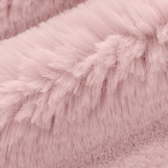 Luxe Cuddle Bunny Rosewater 58"/60" Fabric per yard