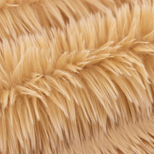 Luxe Cuddle Dreamy Camel 58"/60" Fabric per yard