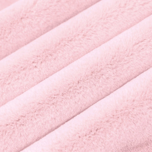 Luxe Cuddle Encore Baby Pink 58"/60" Fabric per yard