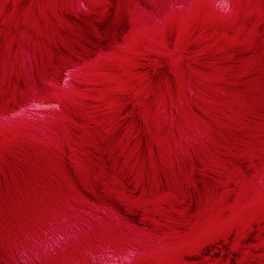 Luxe Cuddle Glacier Cardinal" 58" - 60" Fabric per yard