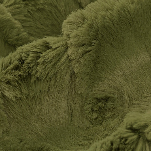 Luxe Cuddle Glacier Moss 58" - 60" Fabric per yard