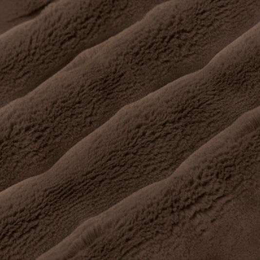Luxe Cuddle Marbella Truffle 58" - 60" Fabric per yard