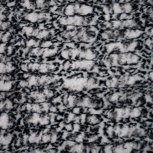 Black Pearl Luxe Cuddle Milan Cheetah Fabric per yard