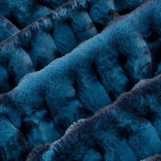 Dark Sea Luxe Cuddle Milan Enzo 58"/60" Fabric per yard