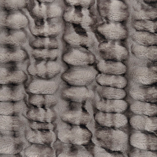 Graphite Luxe Cuddle Milan Enzo 58"/60" Fabric per yard