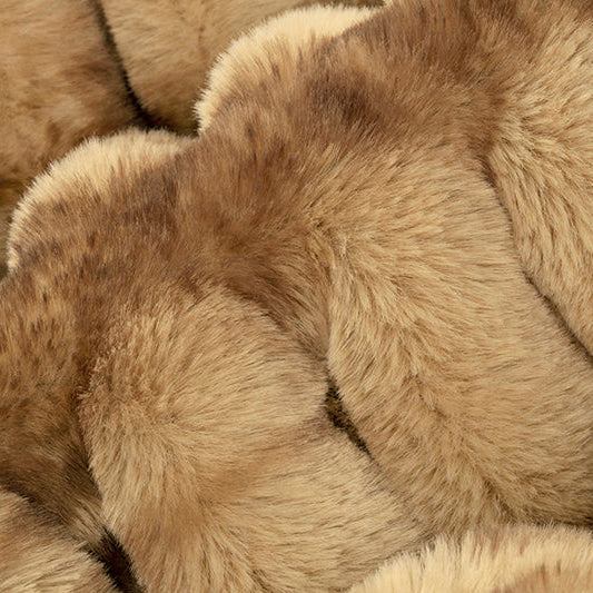 Luxe Cuddle Milan Enzo Mocha 58" - 60" Fabric per yard