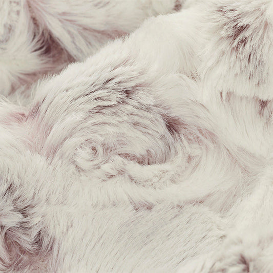 Luxe Cuddle Snowy Owl Elderberry 58" - 60" Fabric per yard