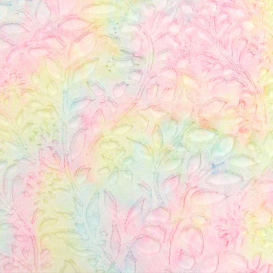 Luxe Cuddle Sorbet Poppy Pastel 58" - 60" Fabric per yard