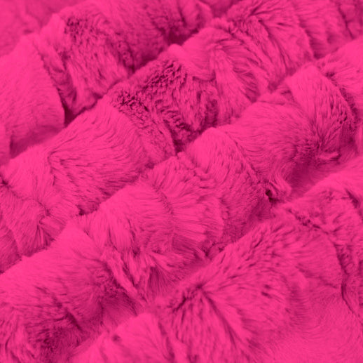 Luxe Cuddle Willow Think Pink 58" - 60" Fabric per yard