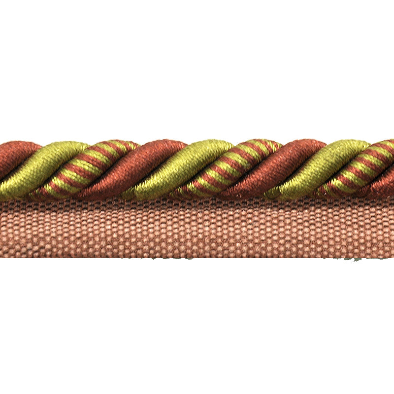 Milante Collection - 3/8" CORD WITH LIP (50 Yard Roll) - BC-1023-06/36 Green and Brown