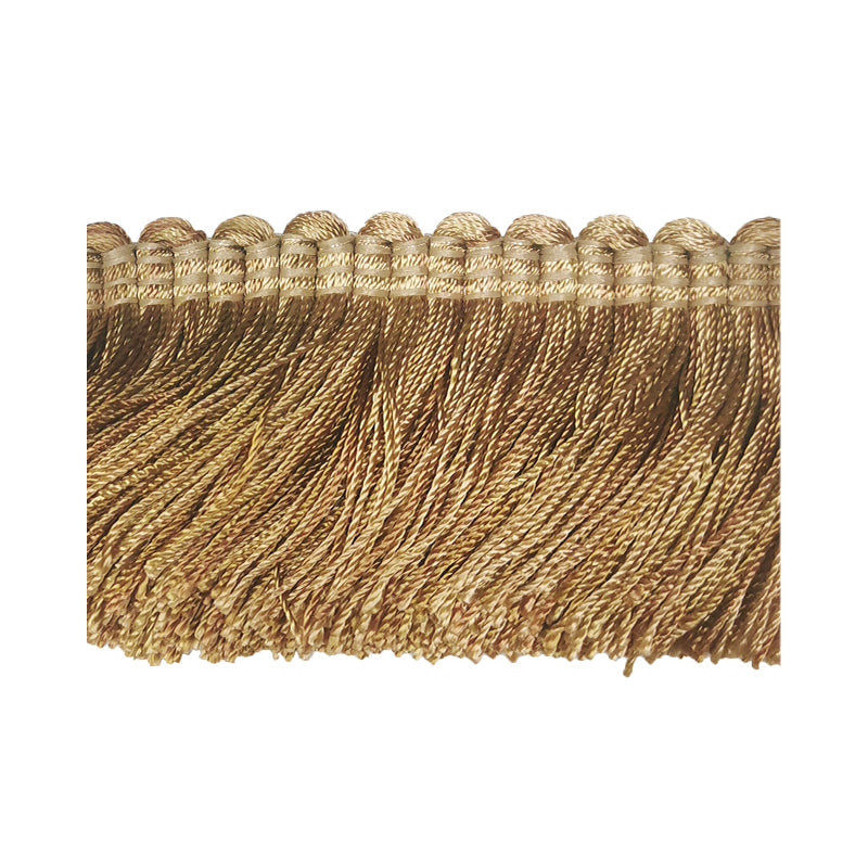 Mulberry Collection - 2" width Brush Fringe (25 Yard Roll) - BF-4004-61 Gold