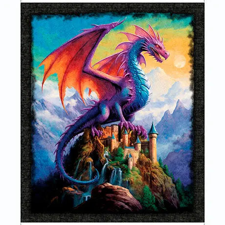 Multi Colored Dragon's Song Dragon Panel