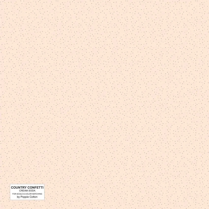 Natural Cream Soda Cotton 44"/45" Fabric Per Yard