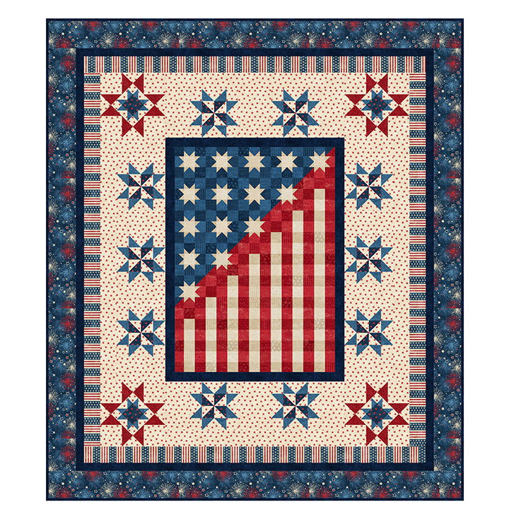 Northcott Fabrics Celebration of Stars Quilt Pattern
