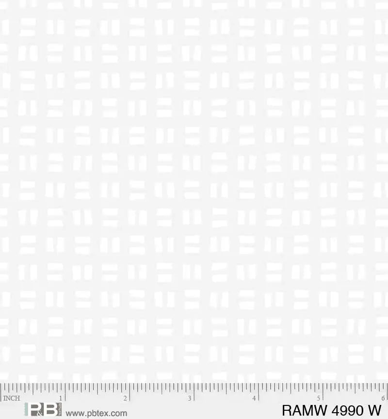 White on White Ramblings Woven Lines Cotton Wideback Fabric - ( 1 3/8 Yard Pack )