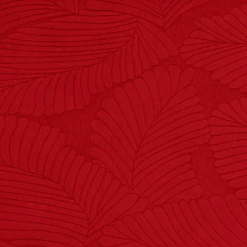 Red Cardinal Cuddle 3 Extra Wide Tropic Burnout Fabric - ( 3/4 Yard Pack )