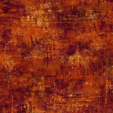 Red Rust Mottled Blender Wideback Cotton Fabric per yard