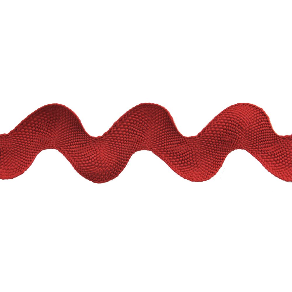 Rick Rack Collection - 1 1/4" Width (10 Yard Roll) - BRC-20MM-22 Red