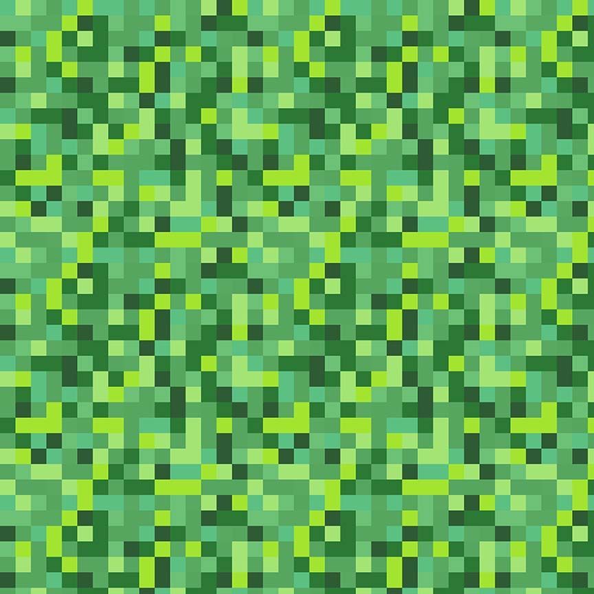 Pixel Camo Pine Cotton 44"/45" Fabric Per Yard