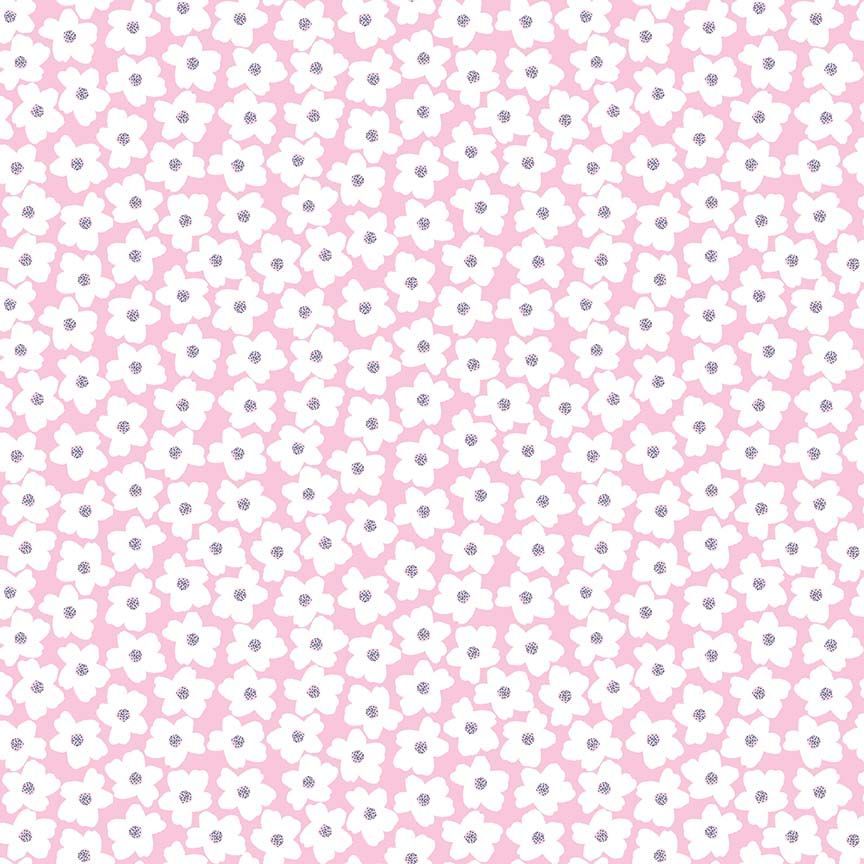 Petal Power Cotton 44"/45" Fabric Per Yard