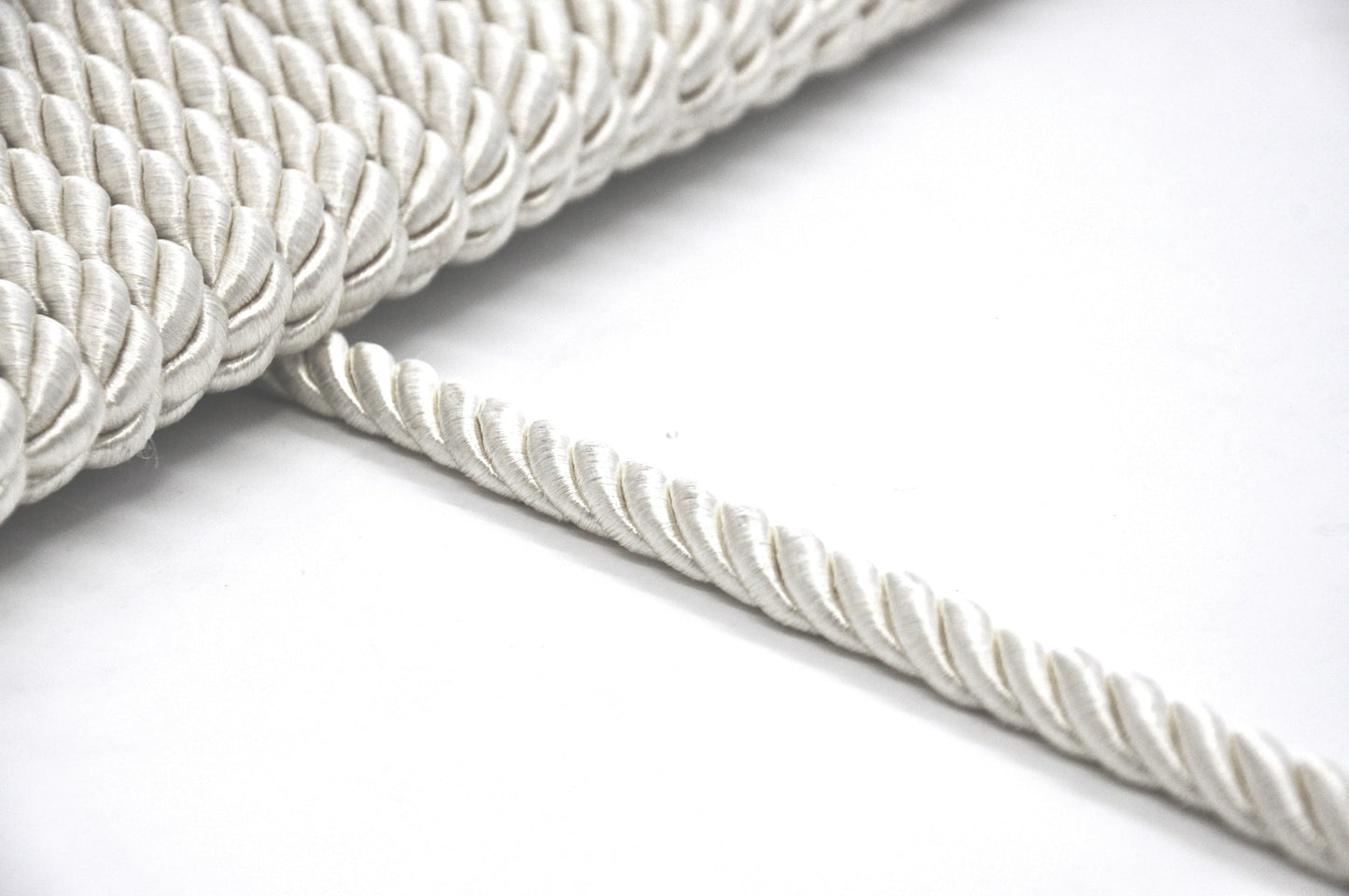 Softer Collection - 3/16" Width Cord without Lip (50 Yard Roll) - BC-1015-27 White