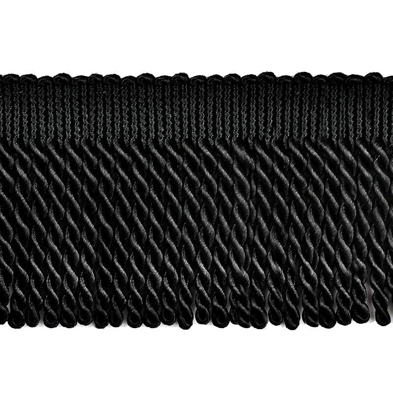 Softer Collection - 4" Width BULLION FRINGE (15 Yard Roll) - BF-4043-02 Black