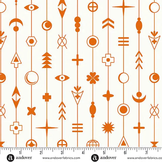 Sun Print Whisper Flame Gaze 44"/45" Fabric Per Yard