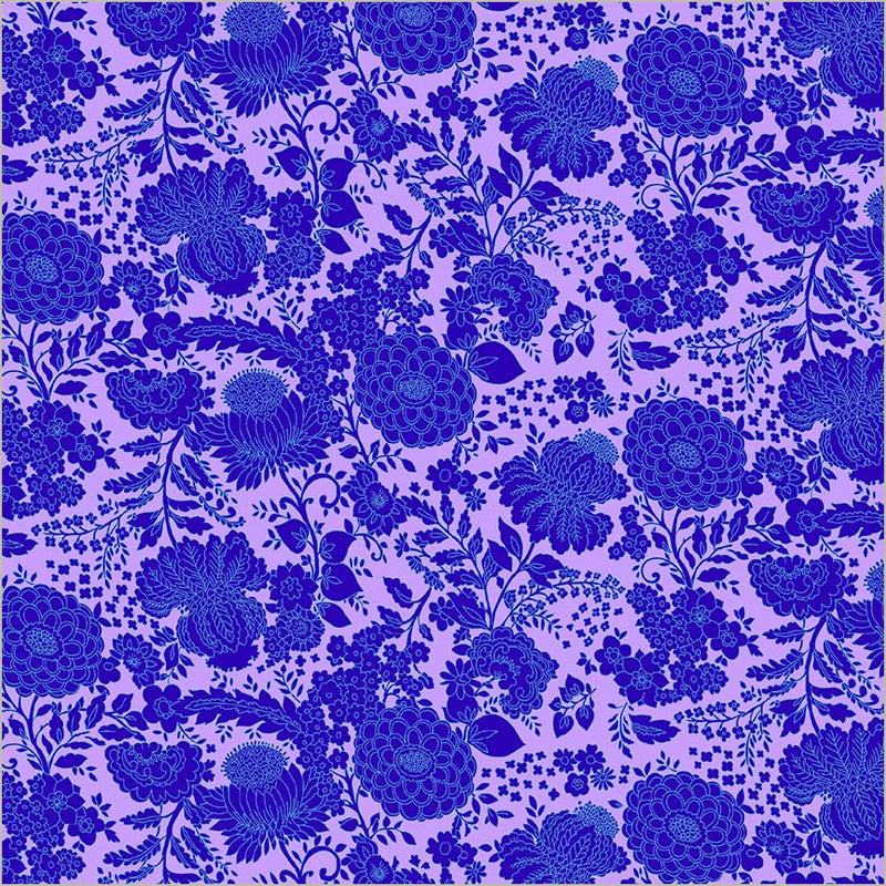 Sweet Talk Kim Royal Cotton 44/45 Fabric Per Yard