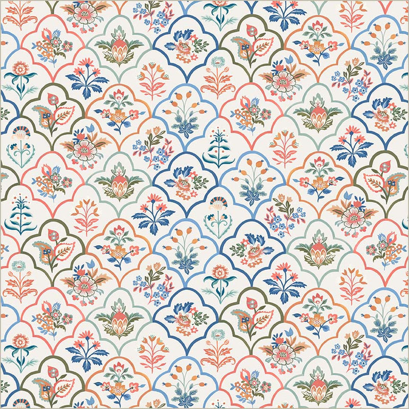 Tapestry Botanica Ivory Cotton 43/44 Fabric Per Yard