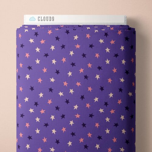 Wildest Dreams Starry Sky Organic Cotton 44"/45" Fabric Per Yard