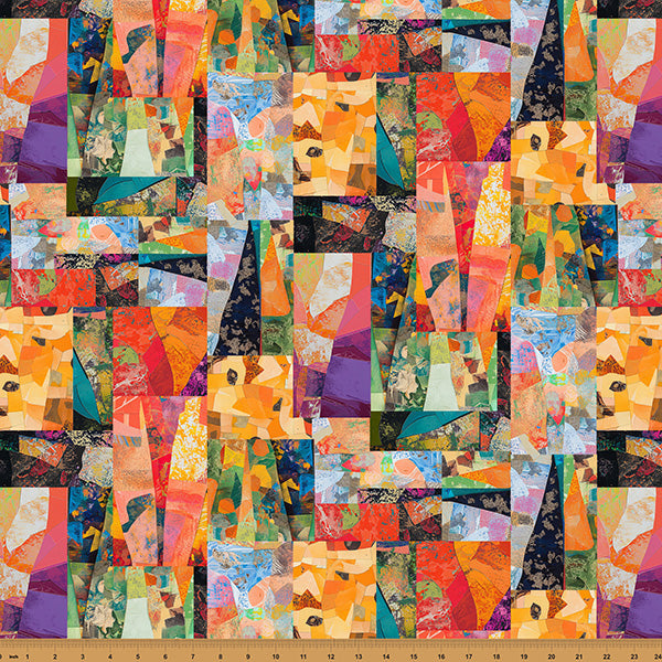 Crafty Cats Loving Rainbows 43"/44" Fabric Per Yard
