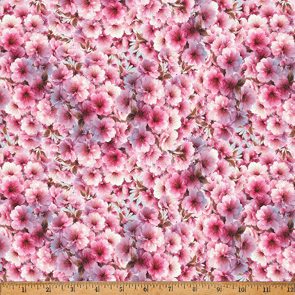 Bonjour Belle Pink 43"/44" Fabric Per Yard