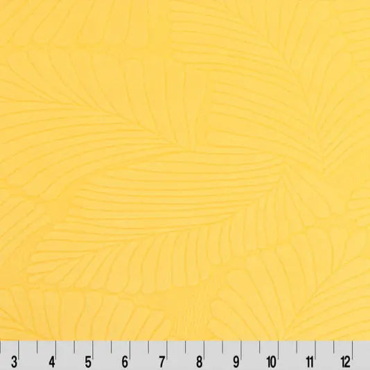 Yellow Sunshine Cuddle 3 Extra Wide Tropic Burnout Fabric ( 1/2 Yard Pack )