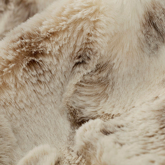 Ice Taupe Luxe Cuddle Arctic Lynx 58"/60" Fabric per yard