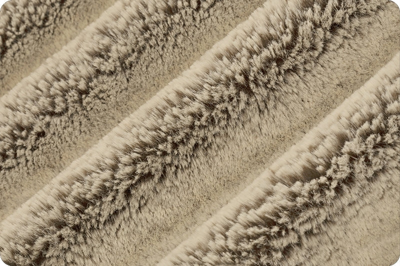 Luxe Cuddle Frosted Baby Seal Chocolate/Almnd 58"/60" Fabric per yard