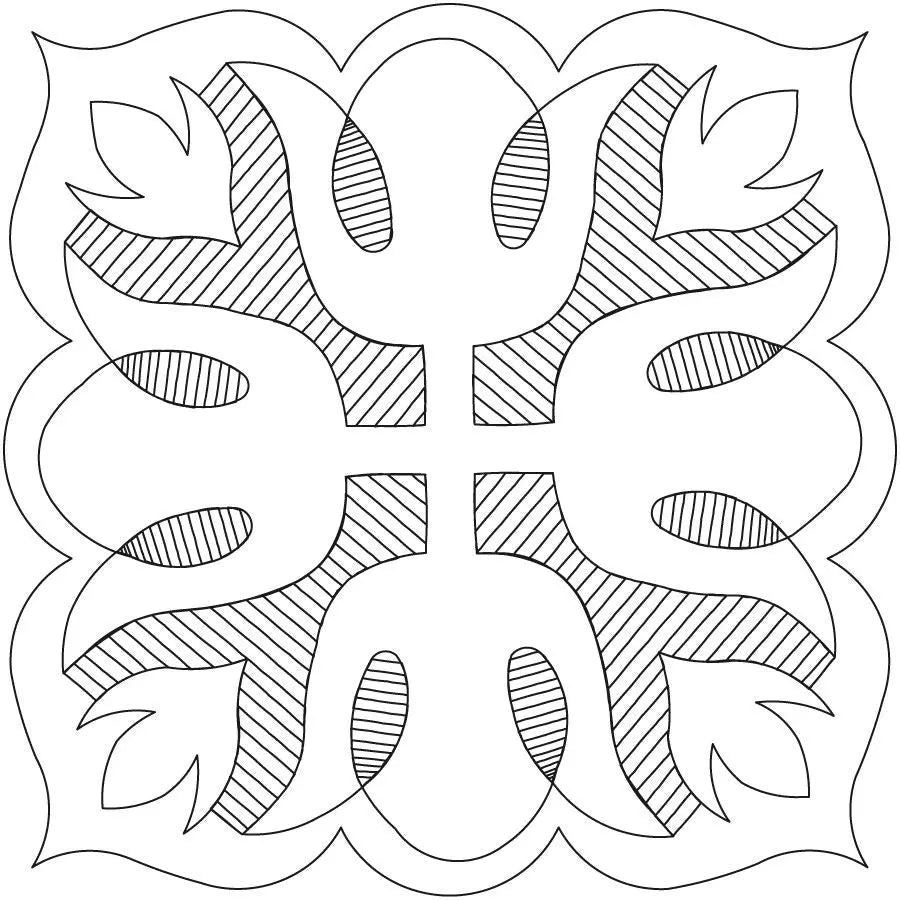 Blossom Spirits Stipple Echo Block