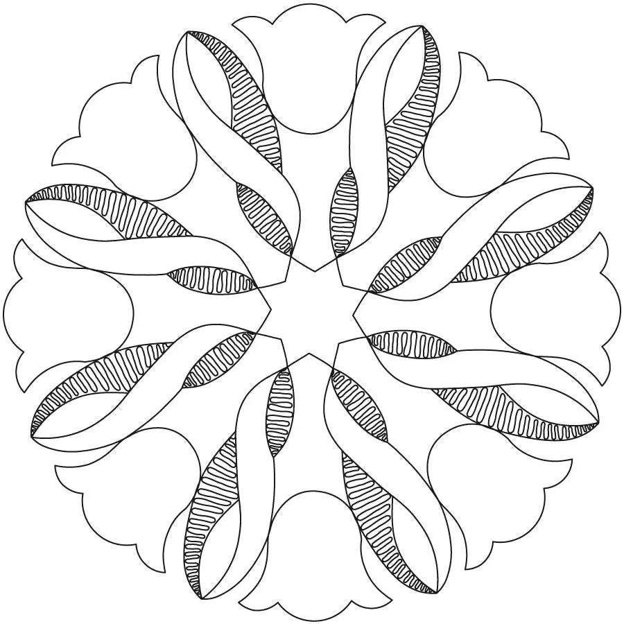 Circle of Friends Stipple Fill Block