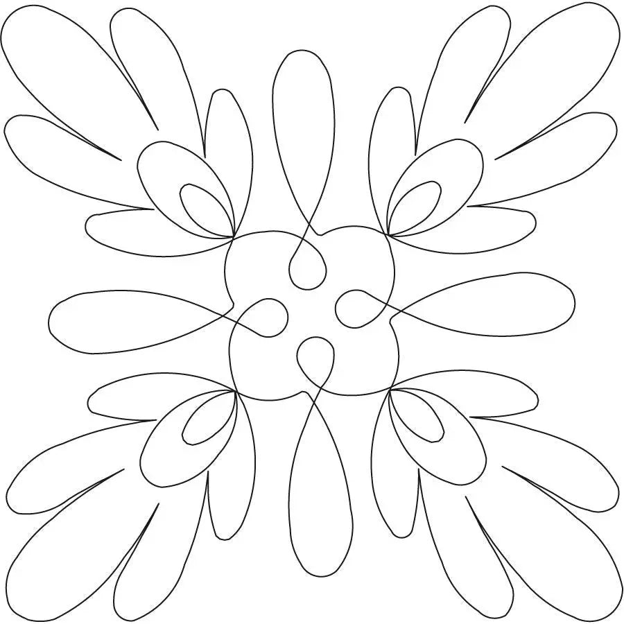 Feather Flower B Block