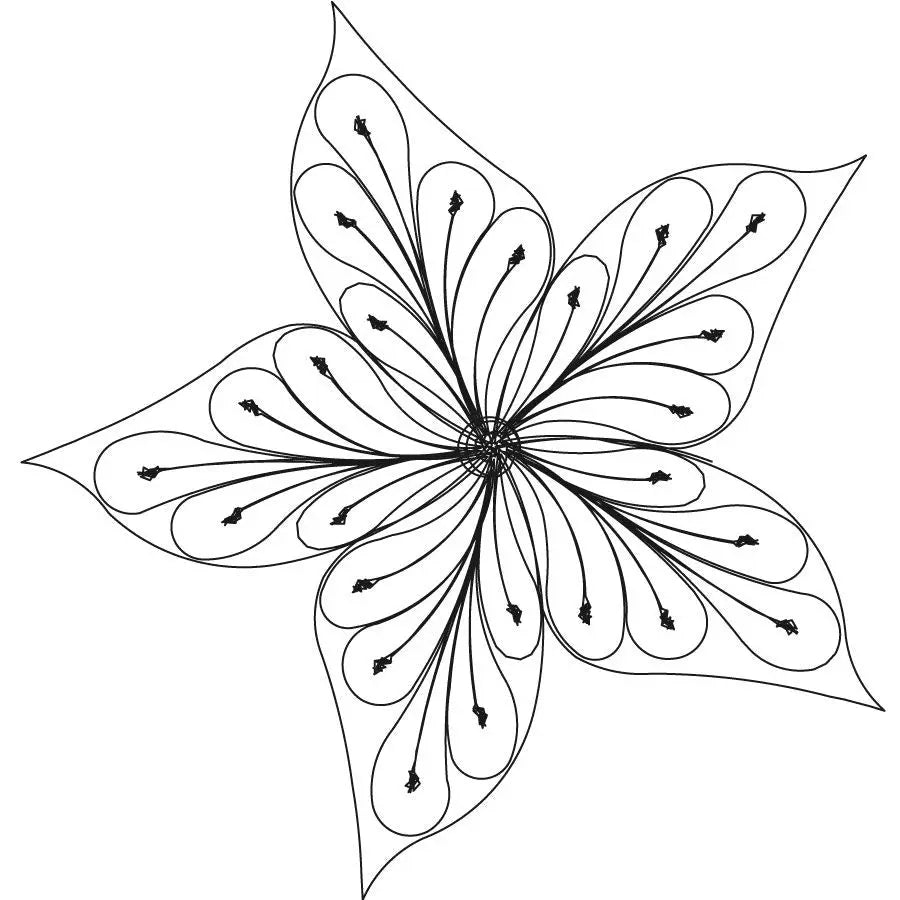 Feather Lily Block