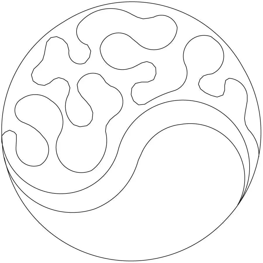 Fleather Circle 4 Block