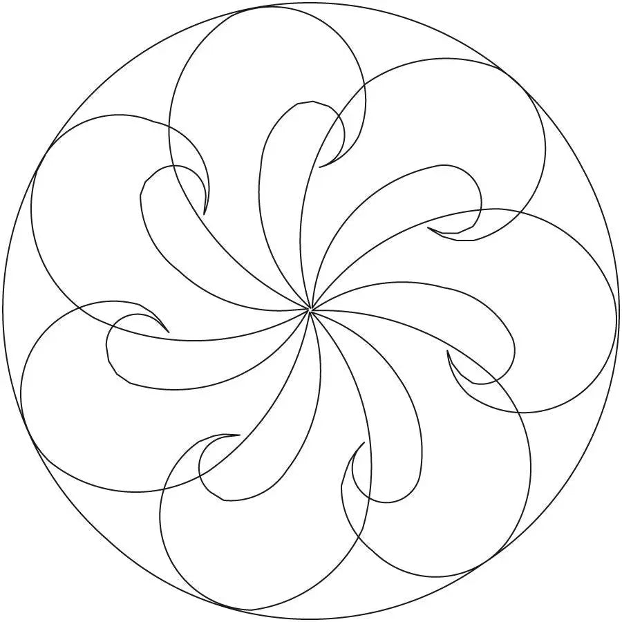 Fleather Circle 7 Block