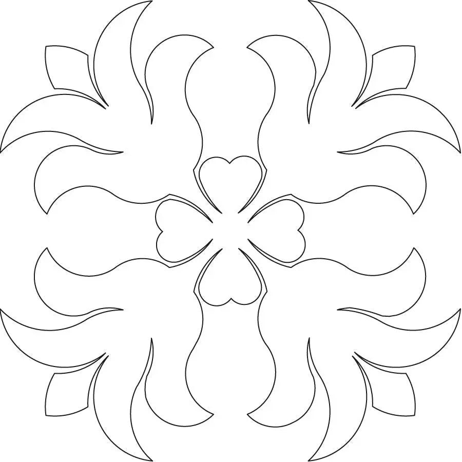 Flowers and Lace 3 Block