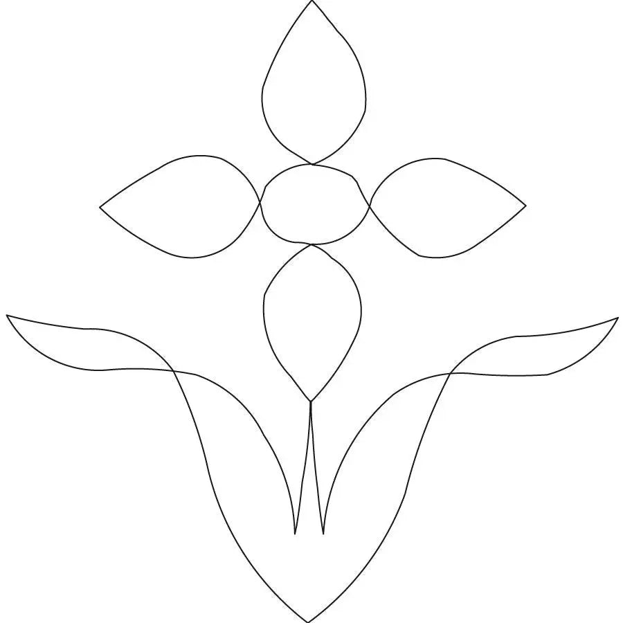 Friendly Floral Block