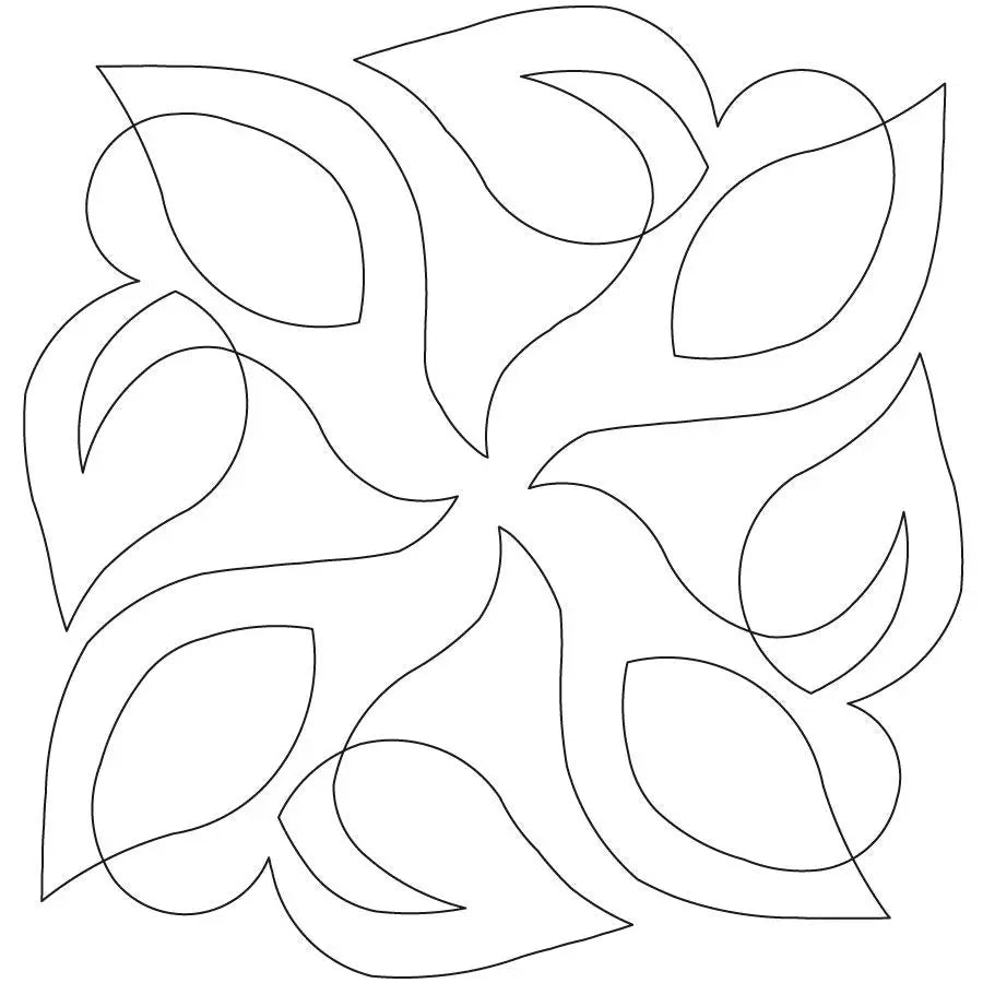 Swirling Leaves Digital Design Block