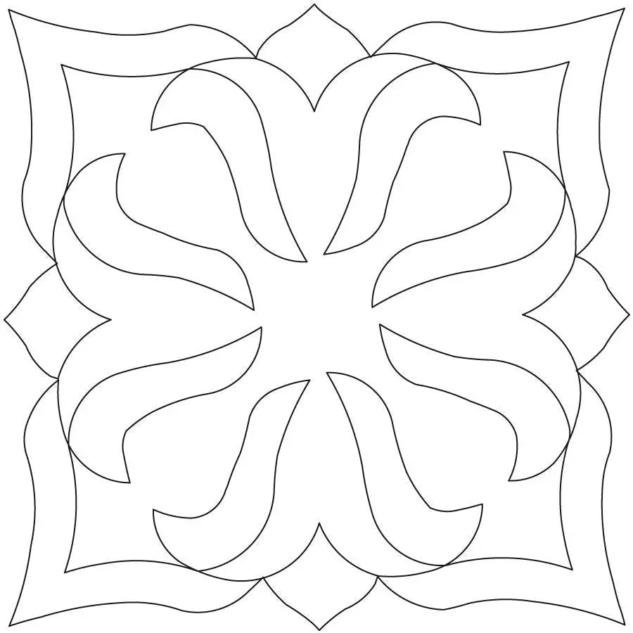 Twilight Tulips Digital Design Block