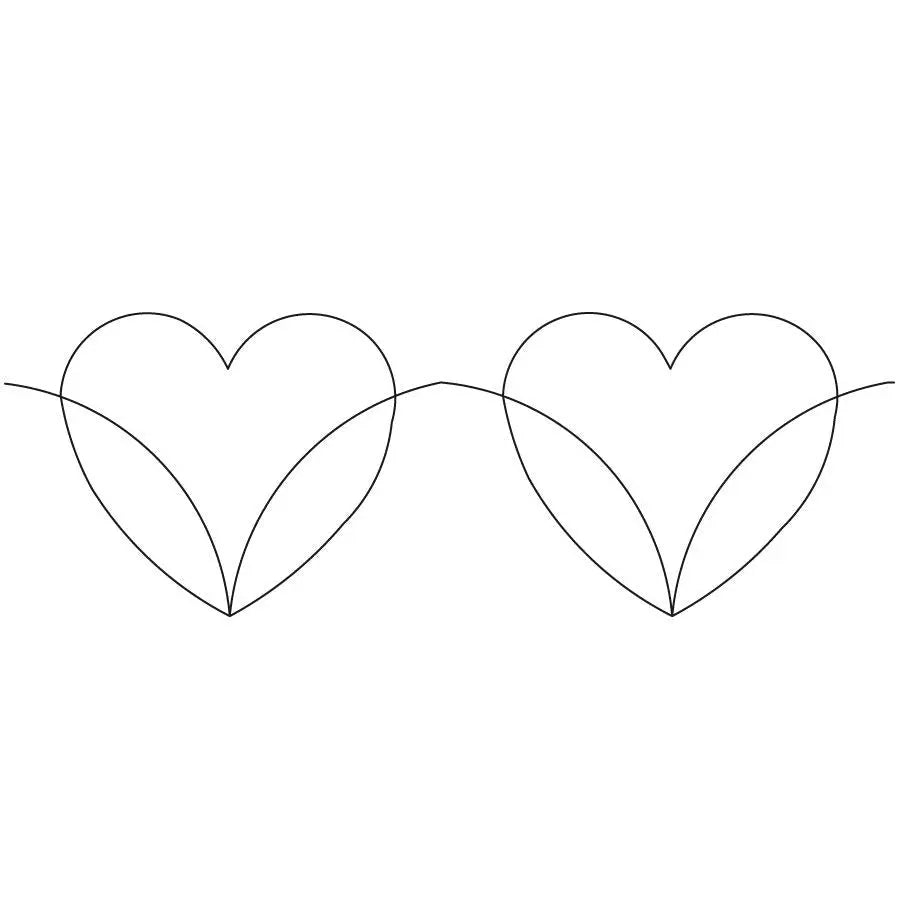 Dancing Hearts Border